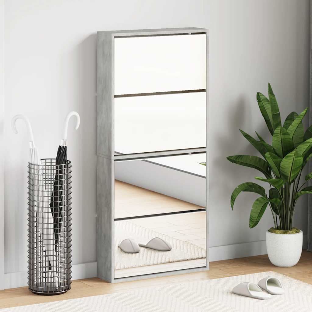 4 sahtliga kingakapp peegliga, betoonhall, 63 x 17 x 134 cm