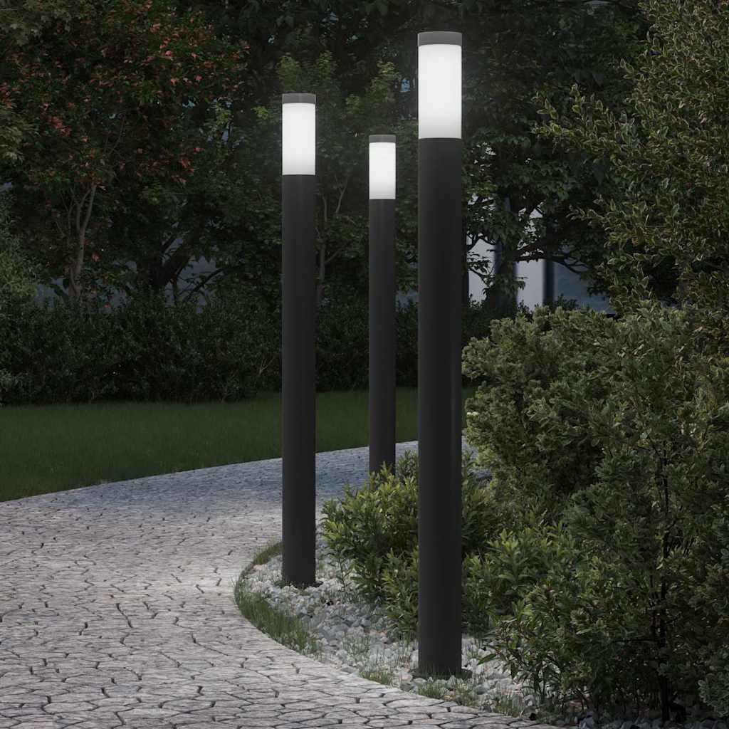 Pollarvalgustid 3 tk 110 cm roostevabast terasest IP44