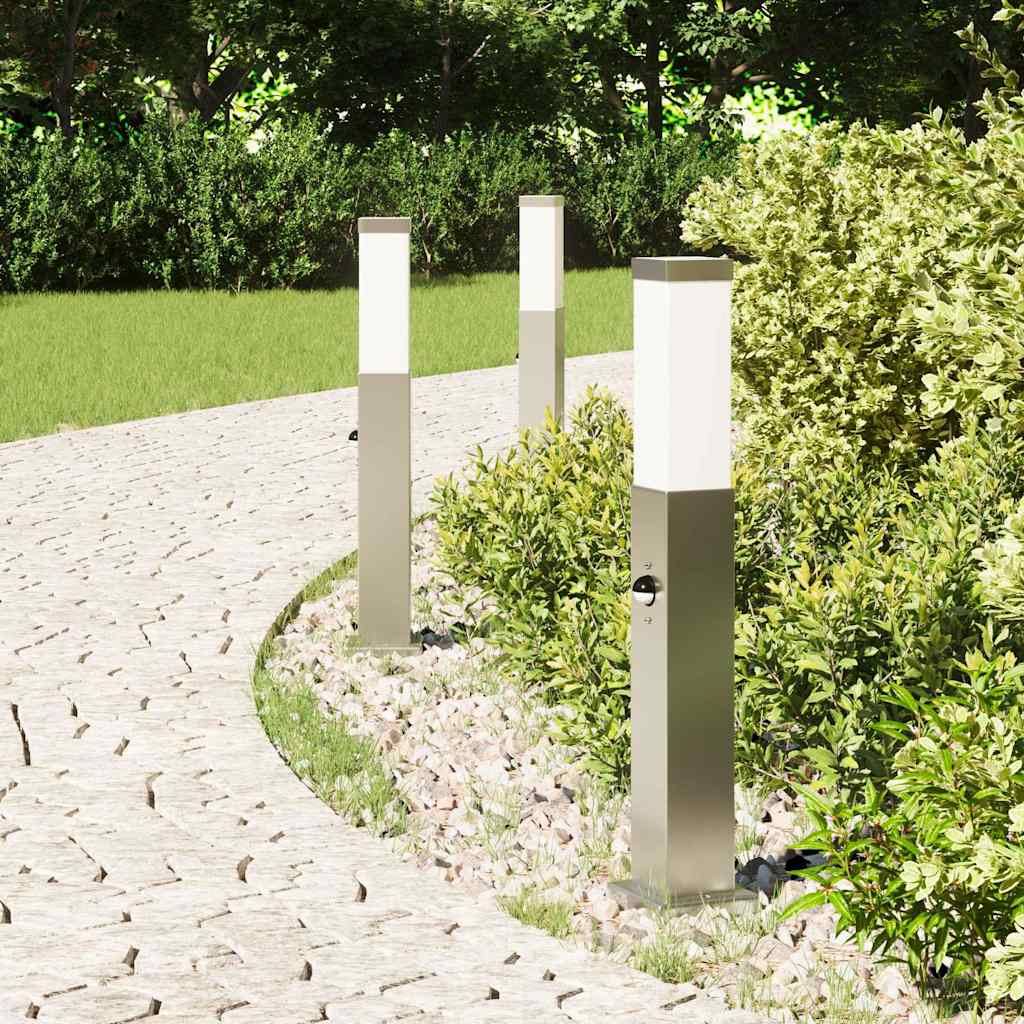 Anduriga postvalgustid 3 tk 50 cm roostevabast terasest IP44