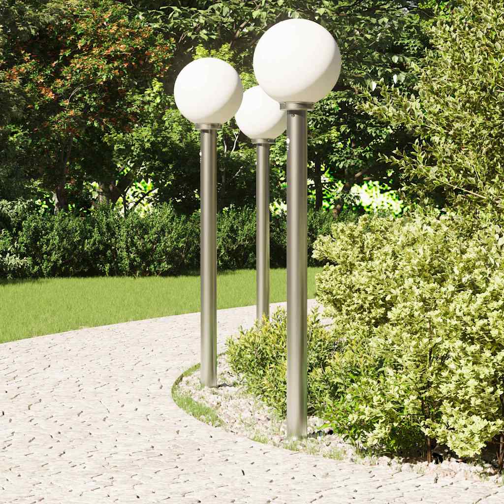 Anduriga pollarvalgustid 3 tk 120 cm roostevaba teras IP44