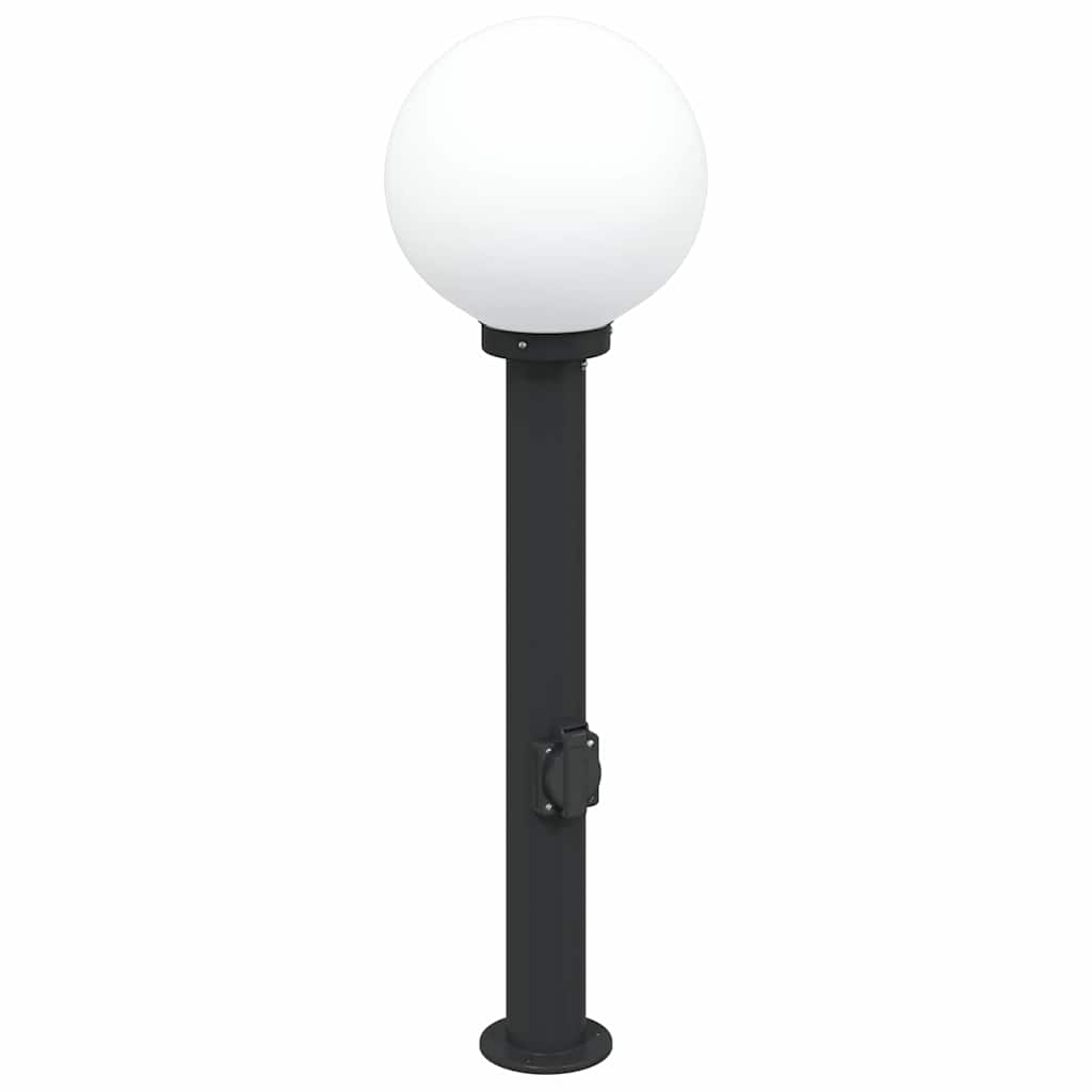 Pollarvalgusti pistikupesaga 80 cm must IP44