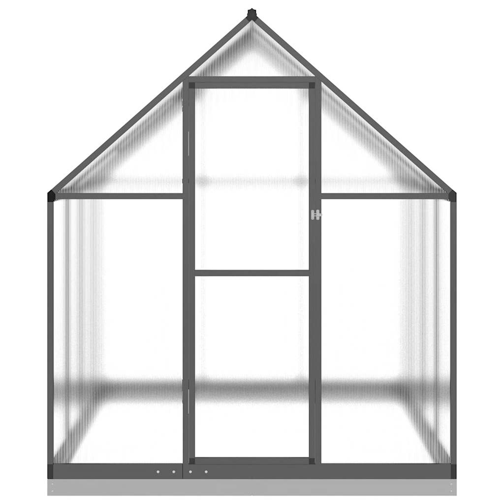 Kasvuhoone alusraamiga, antratsiithall,224x169x202cm,alumiinium