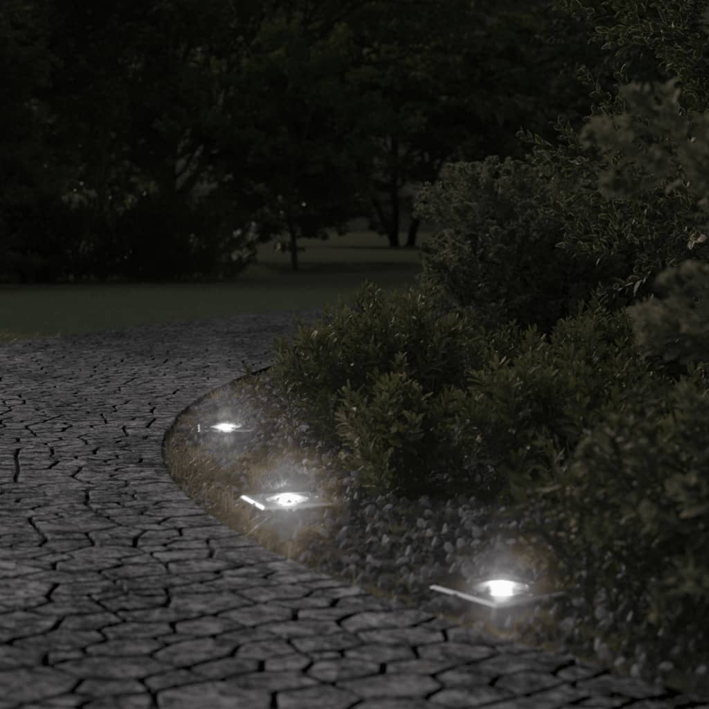 Süvistatav välivalgusti kandiline must 10,5x10,5 cm alumiinium