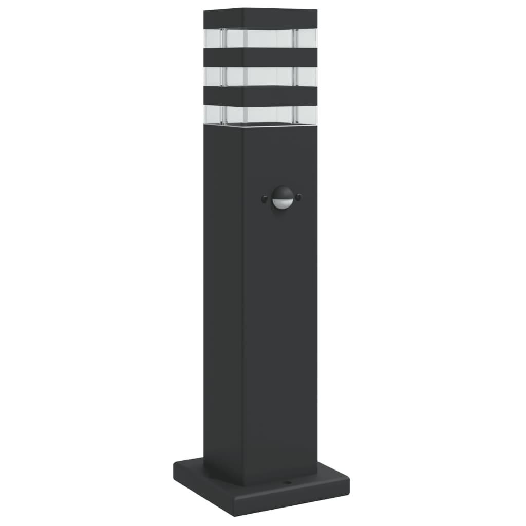 Anduriga aia lambipost, must, 50 cm, alumiinium