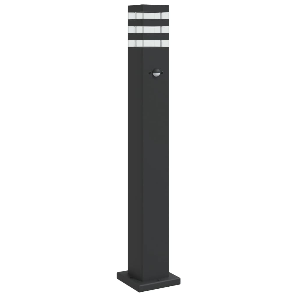 Anduriga aia lambipost, must, 80 cm, alumiinium