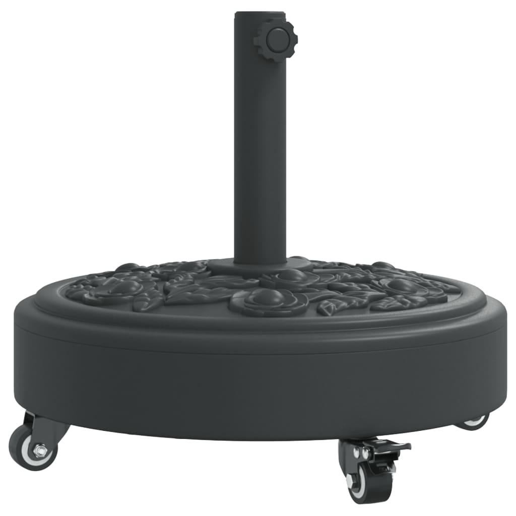 Ratastega päikesevarju alus, Ø38/48 mm postile, 27 kg ümmargune