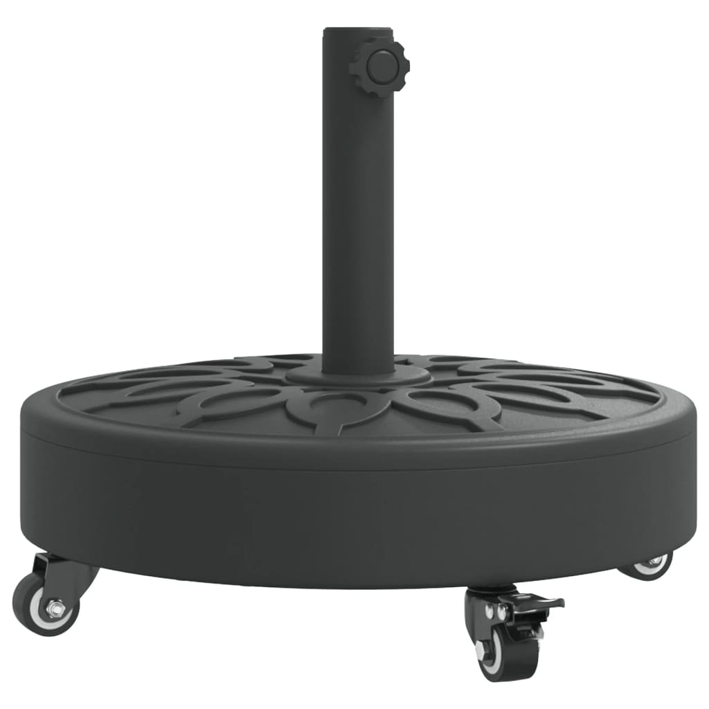 Ratastega päikesevarju alus, Ø38/48 mm postile, 27 kg ümmargune