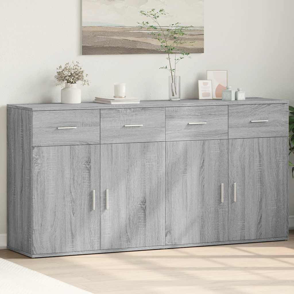 Puhvetkapid, hall Sonoma tamm, 79 x 38 x 80 cm, tehispuit