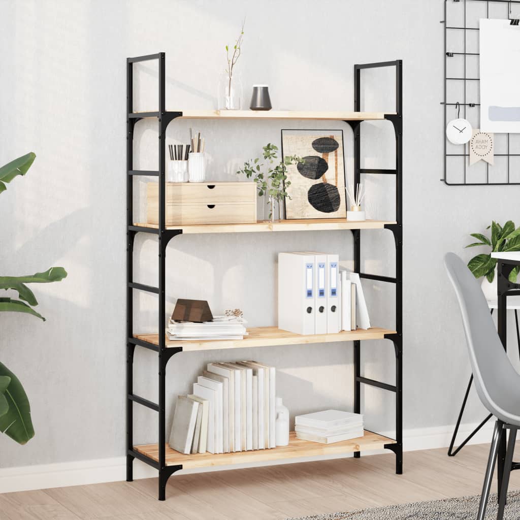 Ujuv riiul 100 x 30 x 2 cm töötlemata täispuidust akaatsia