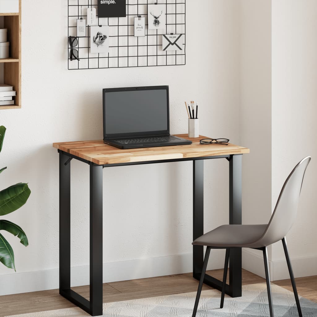 Vannitoa töötasapind 100x60x2 cm, õliviimistlusega akaatsiapuit