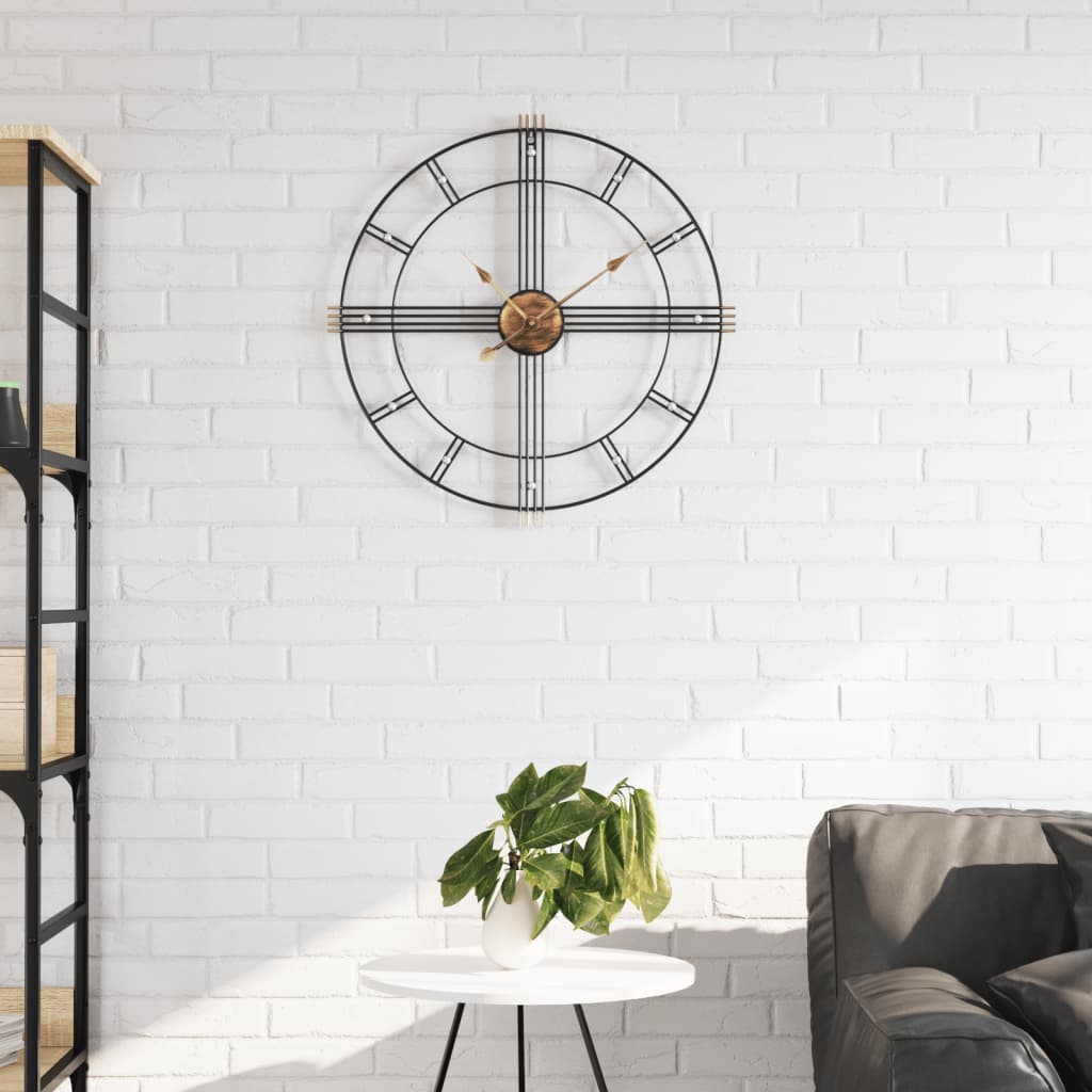 Seinakell, must, Ø60 cm, raud