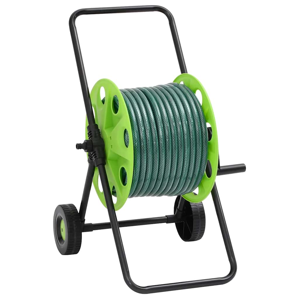 Voolikukäru liitmikukomplektiga, roheline, 0,75" 30 m PVC