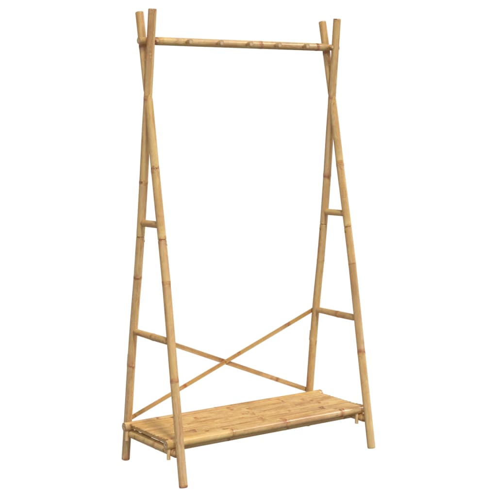 Riiuliga riidenagi, 102 x 50 x 190 cm, bambus