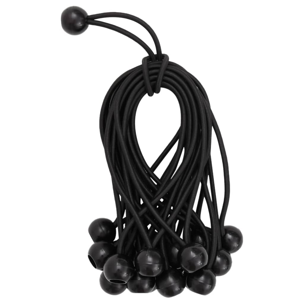 Bungee nöörid kuuliga 50 tk, 21 x 0,5 cm