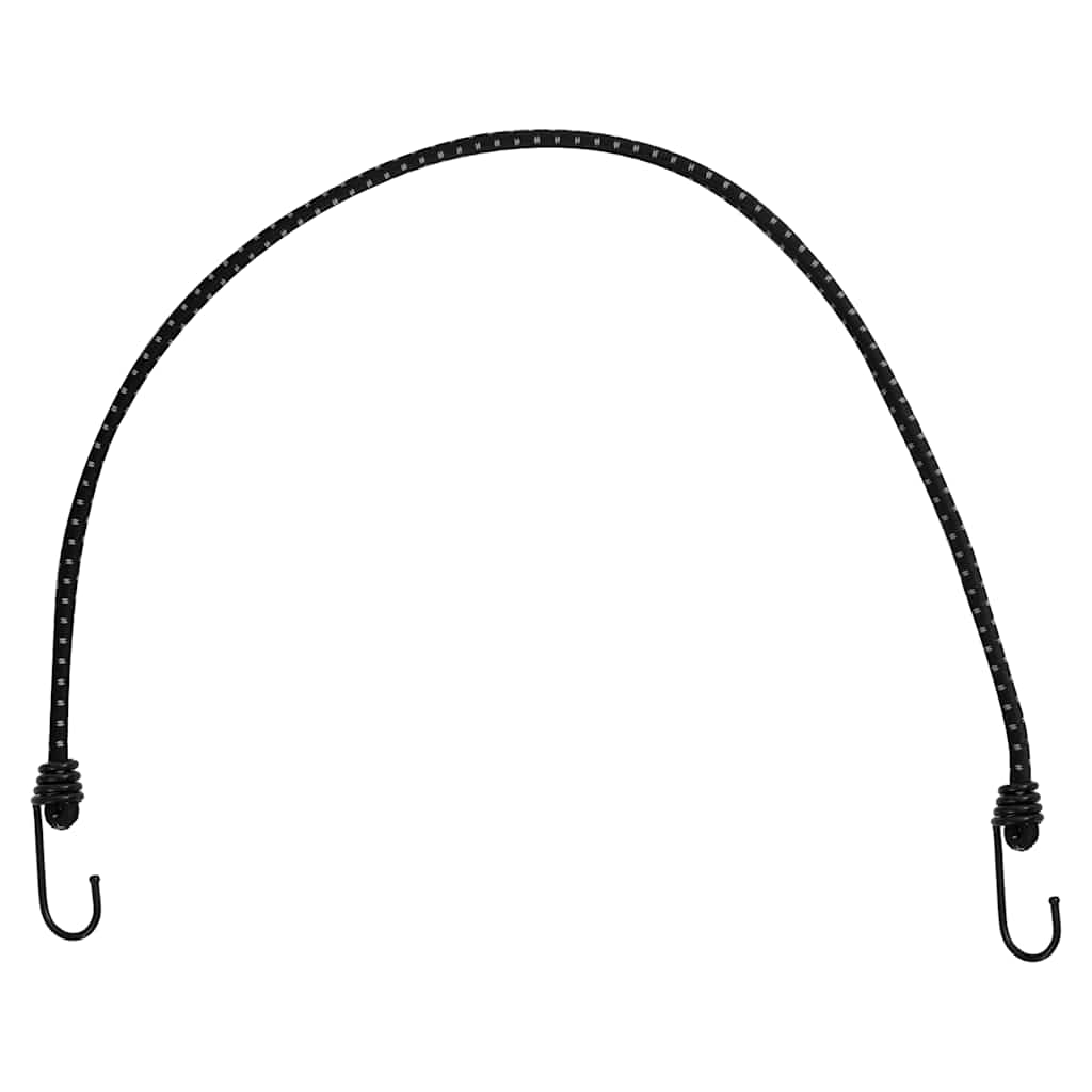 Bungee nöör helkurribade ja konksudega 10 tk, 88 cm