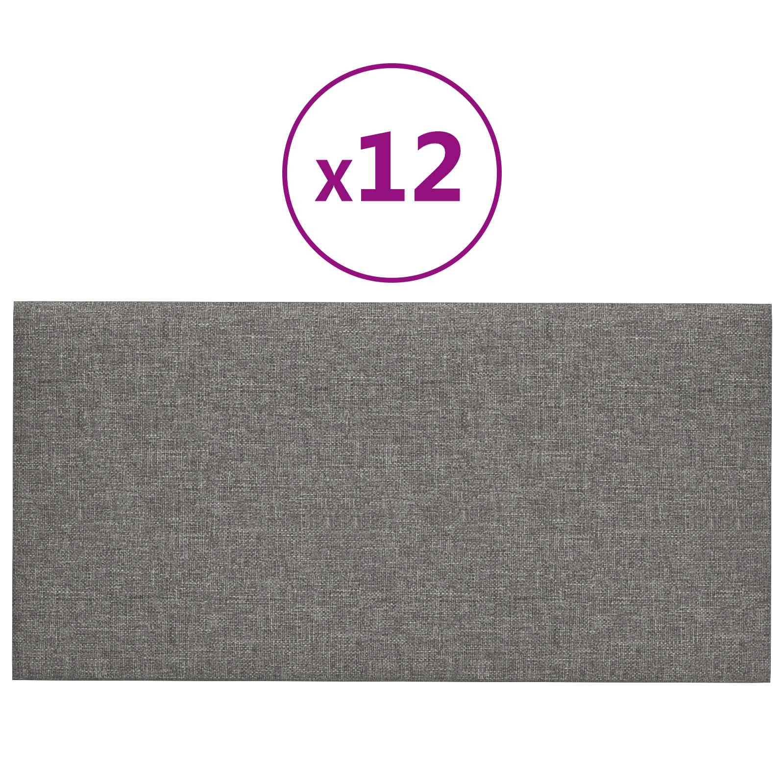 Seina Peatsi 12 tk 30 x 15 cm Helehall kangas