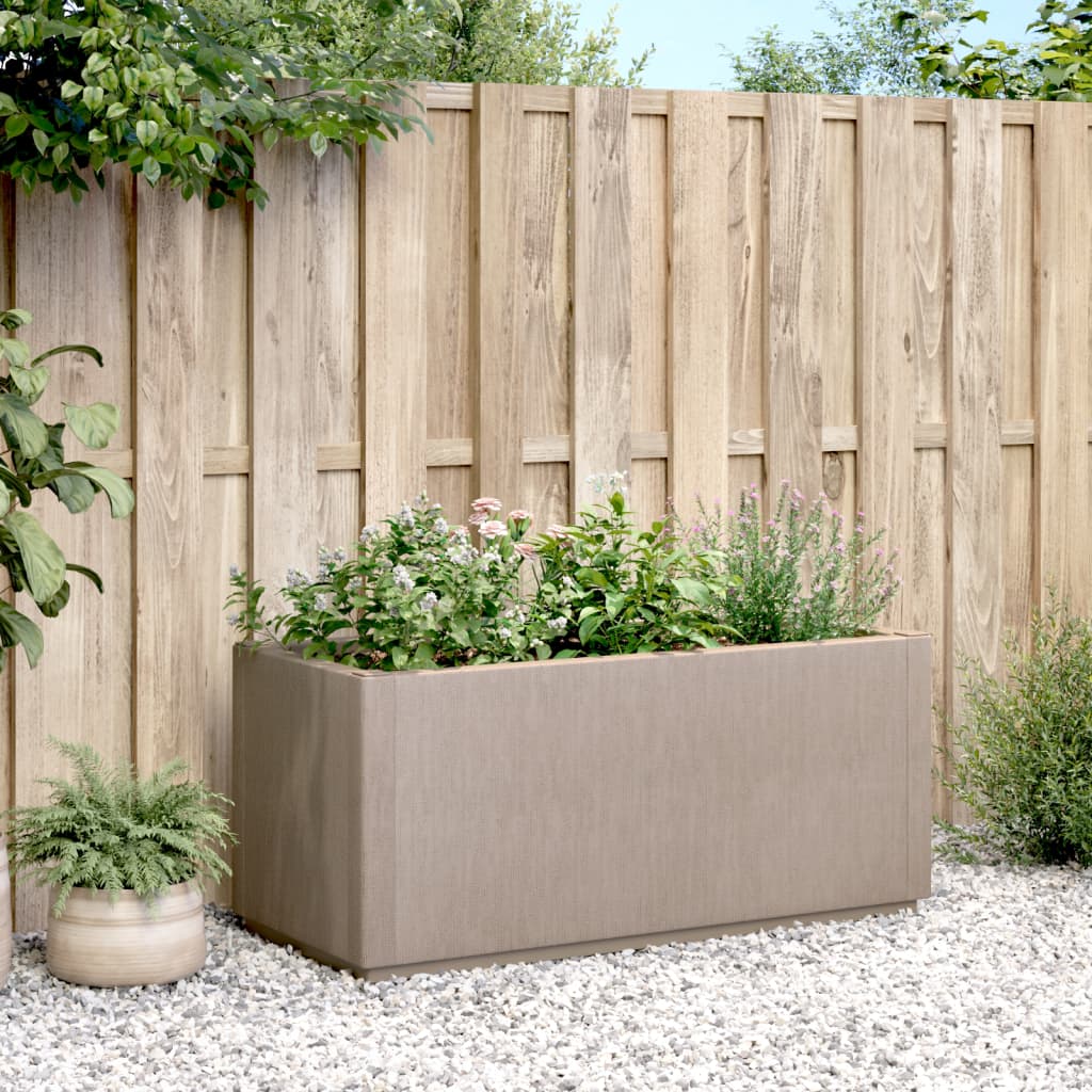 Aia taimekast, helepruun, 80 x 36 x 35 cm, PP