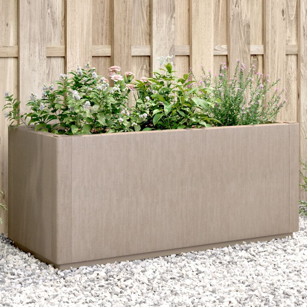 Aia taimekast, helepruun, 80 x 36 x 35 cm, PP