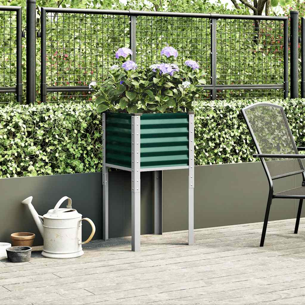 Aia lillepott, roheline, 45 x 45 x 88 cm, teras