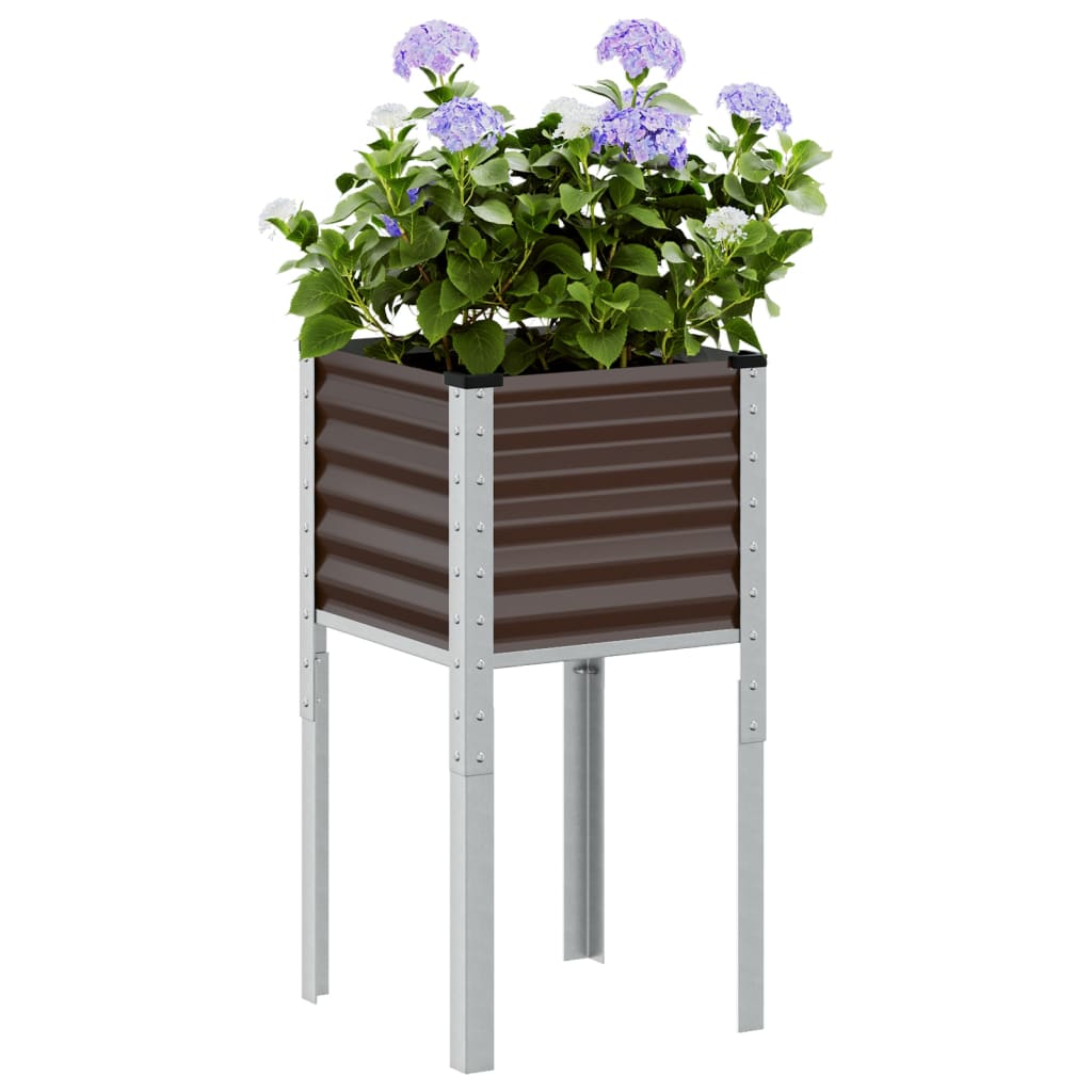 Aia lillepott, pruun, 45 x 45 x 88 cm, teras