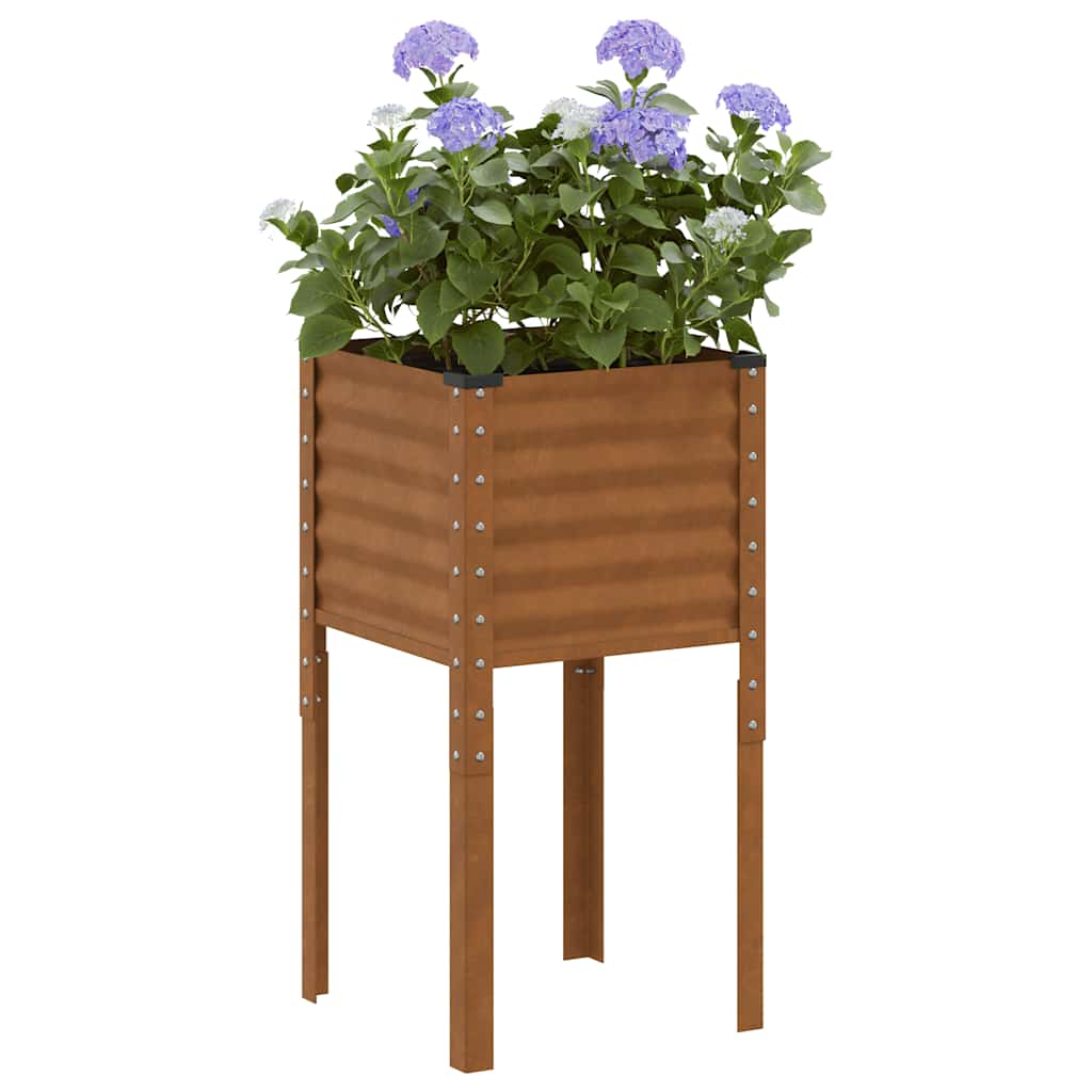 Aia lillepott 45 x 45 x 88 cm ilmastikukindel teras
