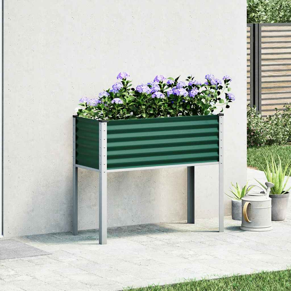 Aia lillekast, roheline, 100 x 45 x 90 cm, teras