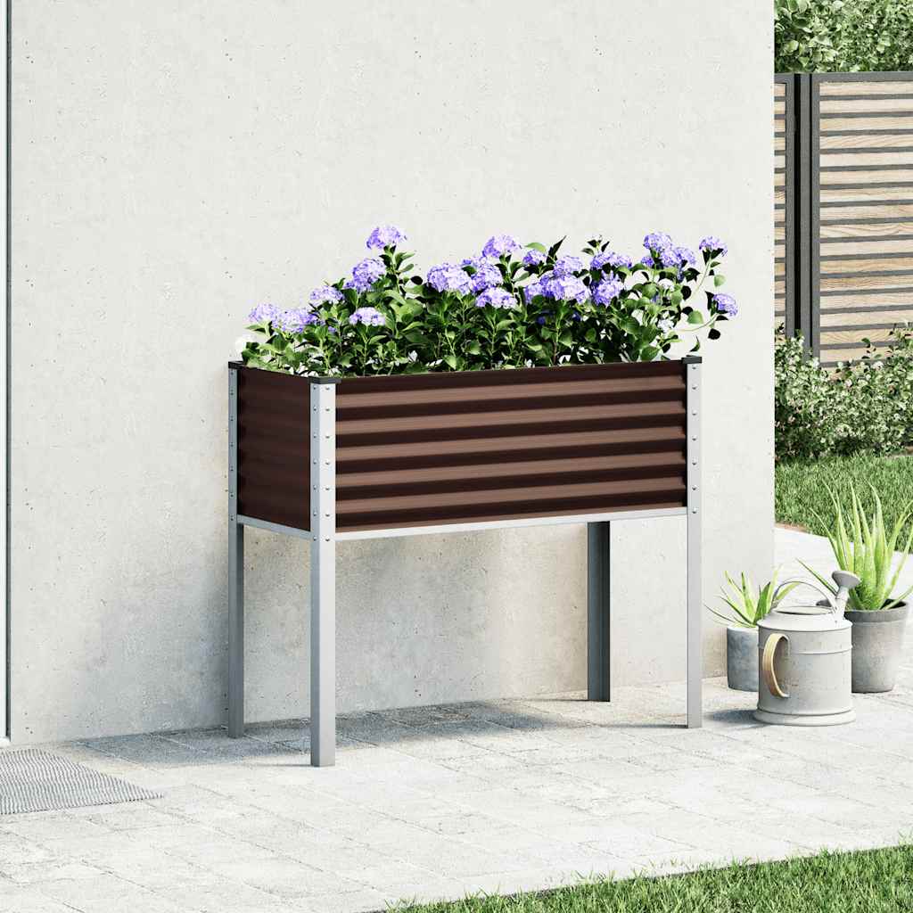 Aia lillepott, pruun, 100 x 45 x 90 cm, teras