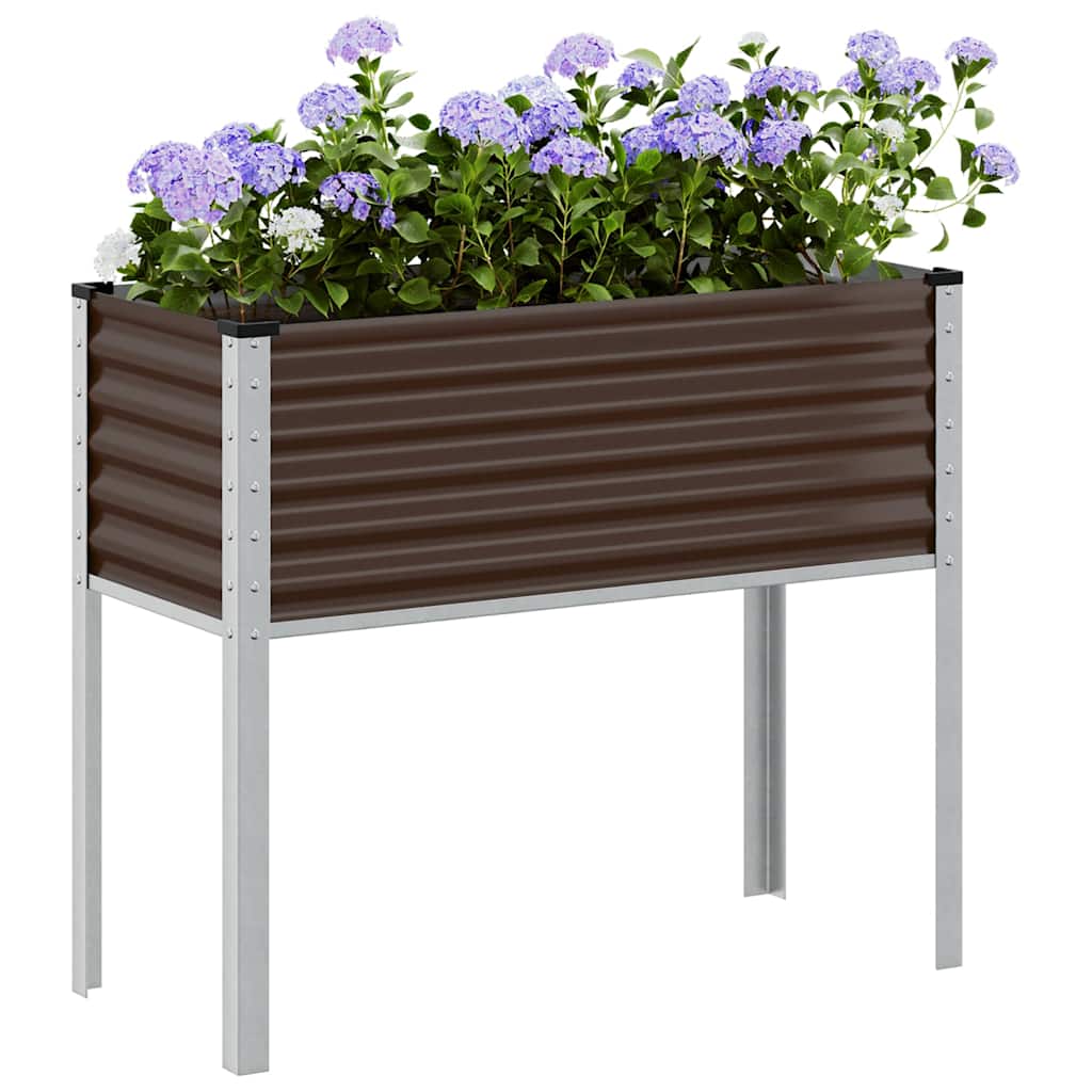 Aia lillepott, pruun, 100 x 45 x 90 cm, teras