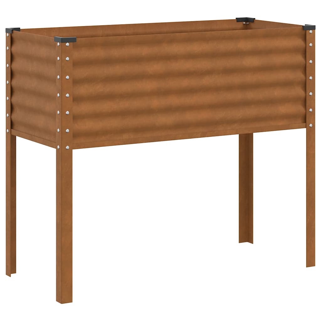 Aia lillepott 100 x 45 x 90 cm ilmastikukindel teras