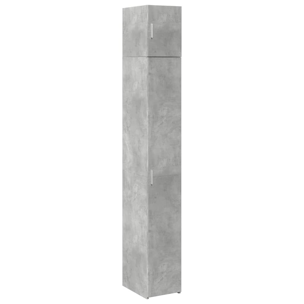 Kitsas hoiukapp, betoonhall, 30 x 42,5 x 225 cm, tehispuit