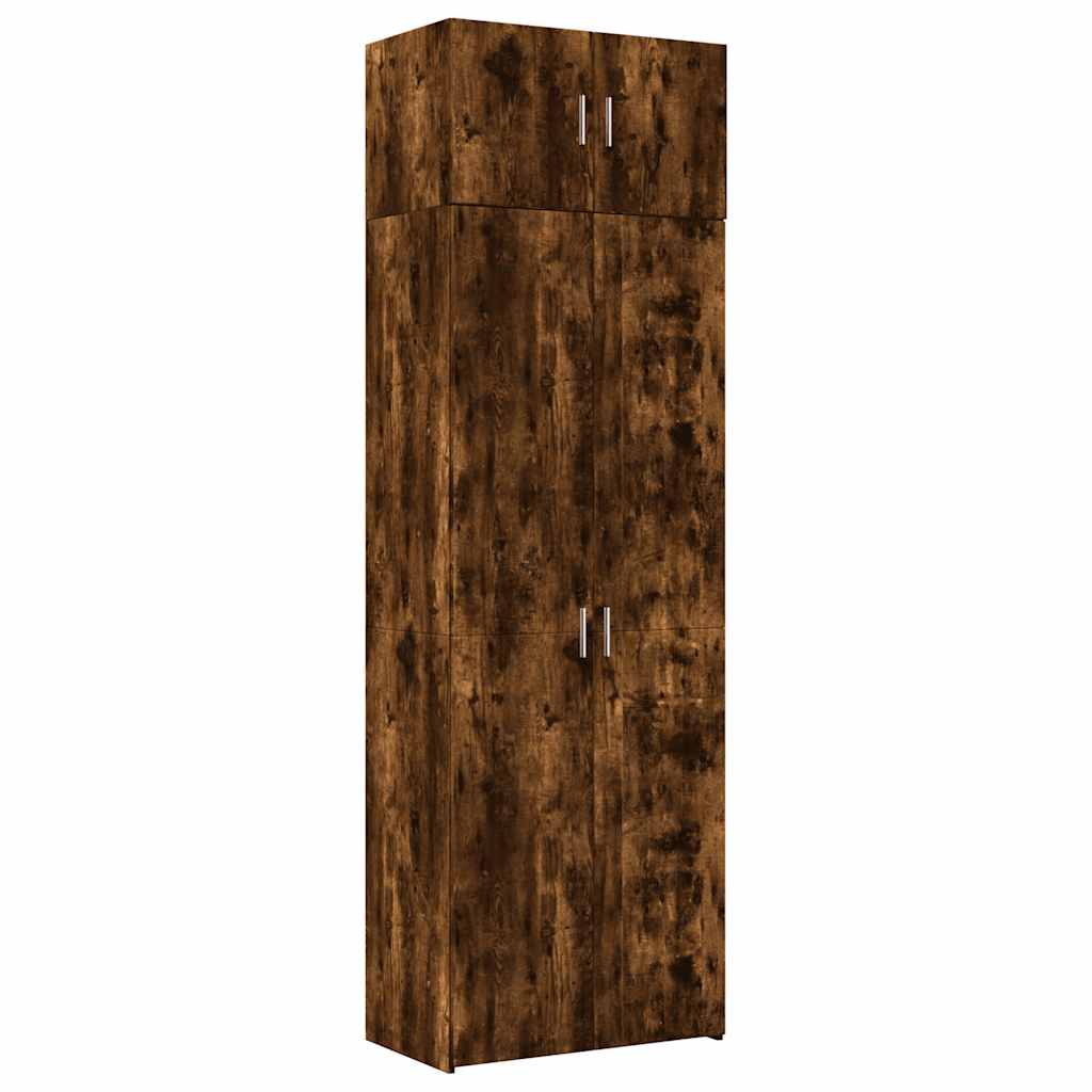 Hoiukapp, suitsutatud tamm, 70 x 42,5 x 225 cm tehispuit