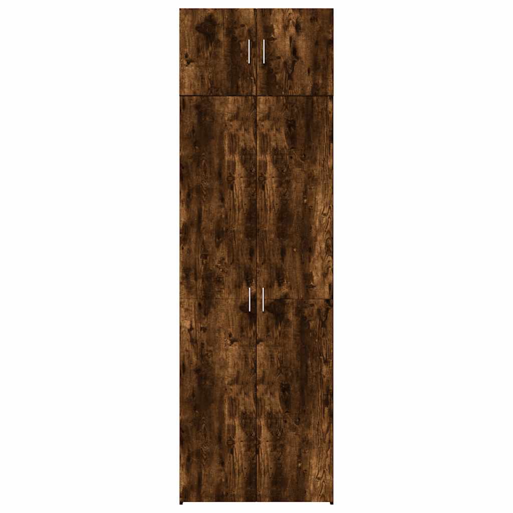 Hoiukapp, suitsutatud tamm, 70 x 42,5 x 225 cm tehispuit