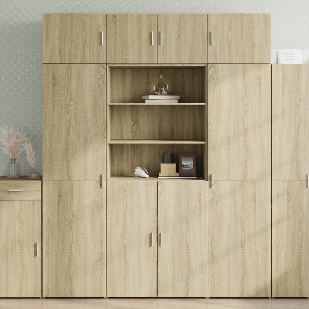 Hoiukapp, Sonoma tamm, 80 x 42,5 x 225 cm, tehispuit