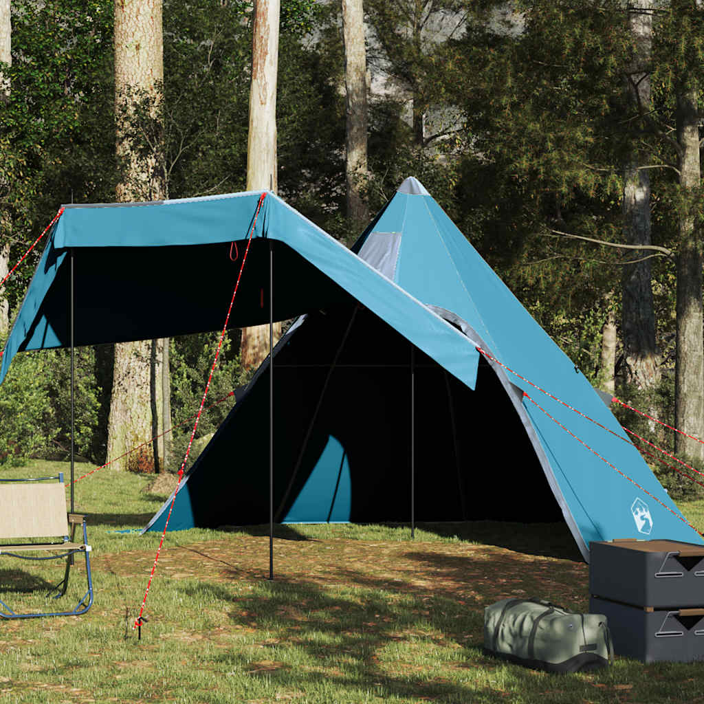 Matkatelk 5 inimesele, tipi, sinine, veekindel