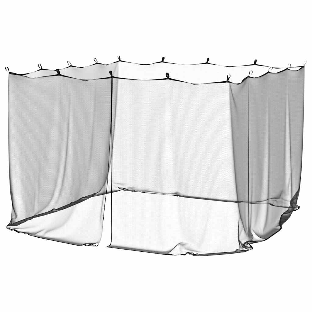Sääsevõrk õue, 220 silma, must, 300 x 300 x 200 cm