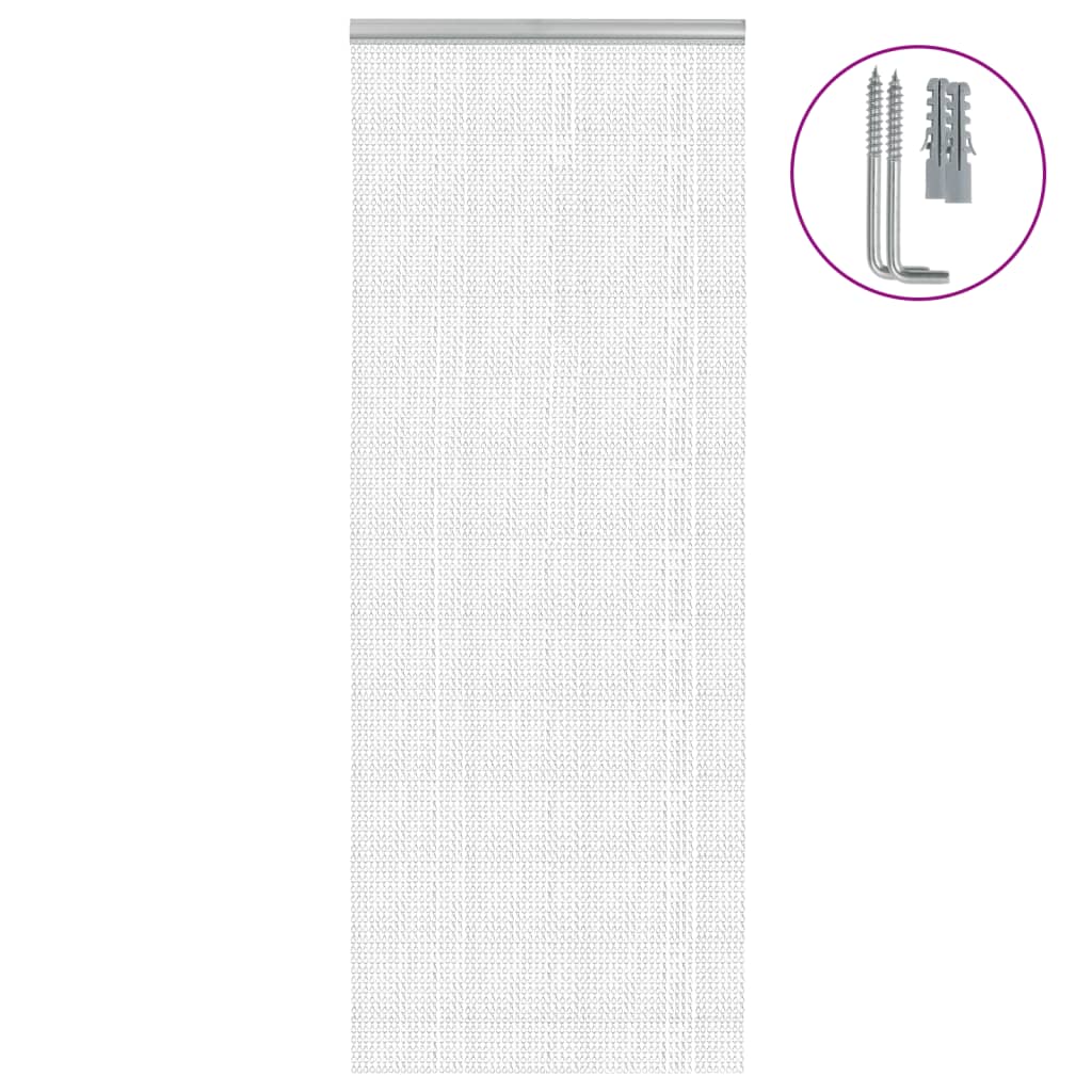 Kettidest putukavõrk uksele, 80x201 cm, alumiinium