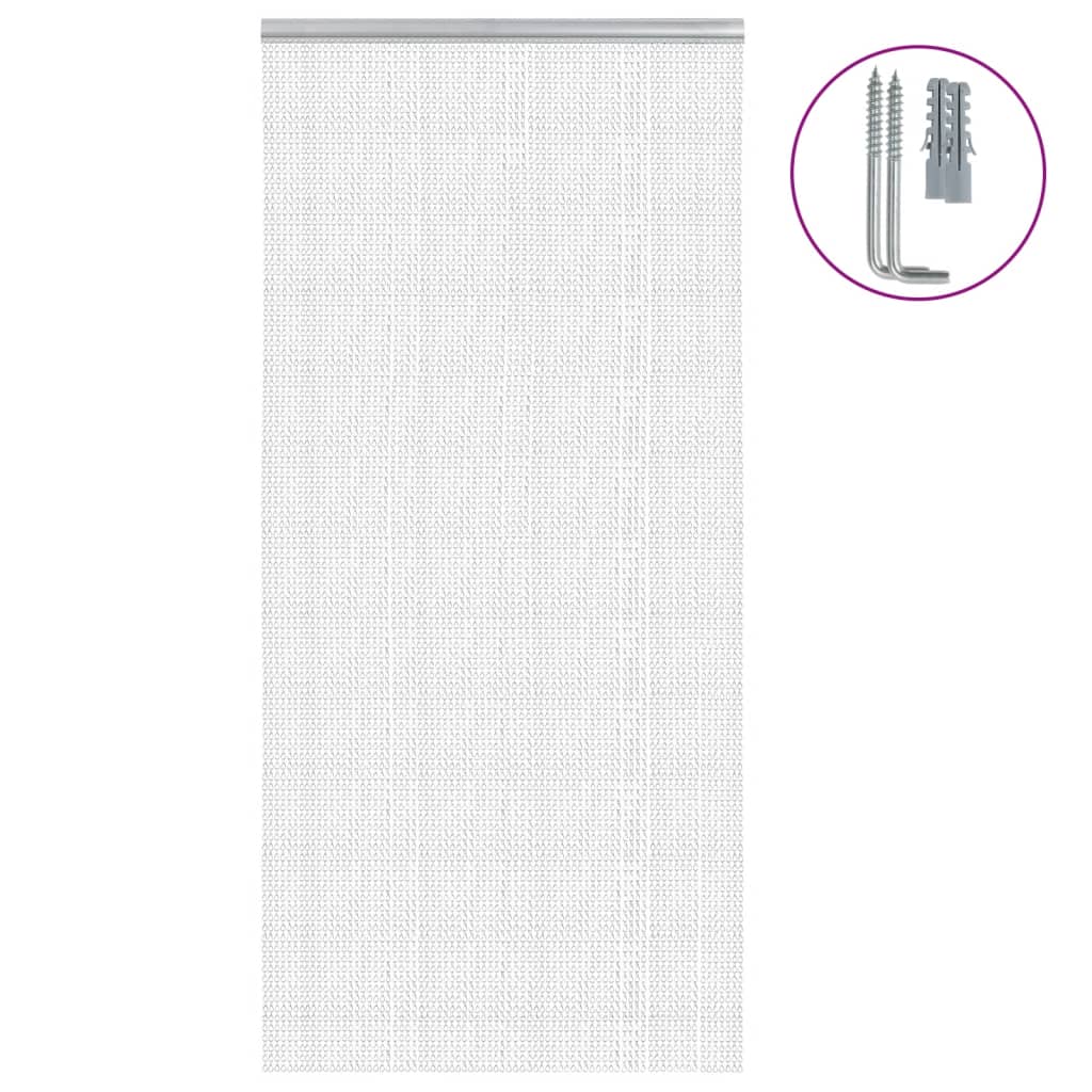 Kettidest putukavõrk uksele, 100x200 cm, alumiinium