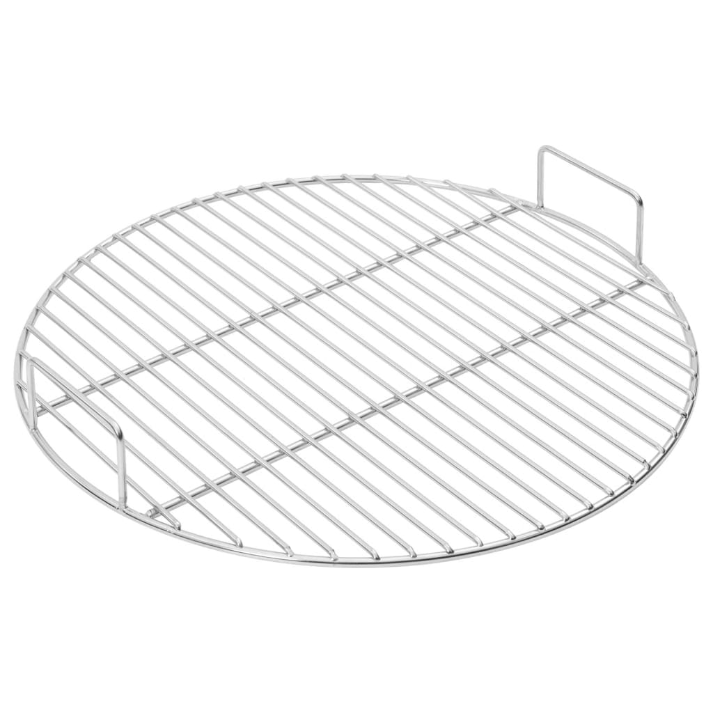 Ümmargune grillrest käepidemetega, Ø34,5 cm, roostevaba teras