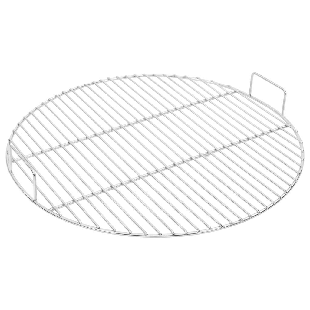 Ümmargune grillrest käepidemetega, Ø54 cm, roostevaba teras