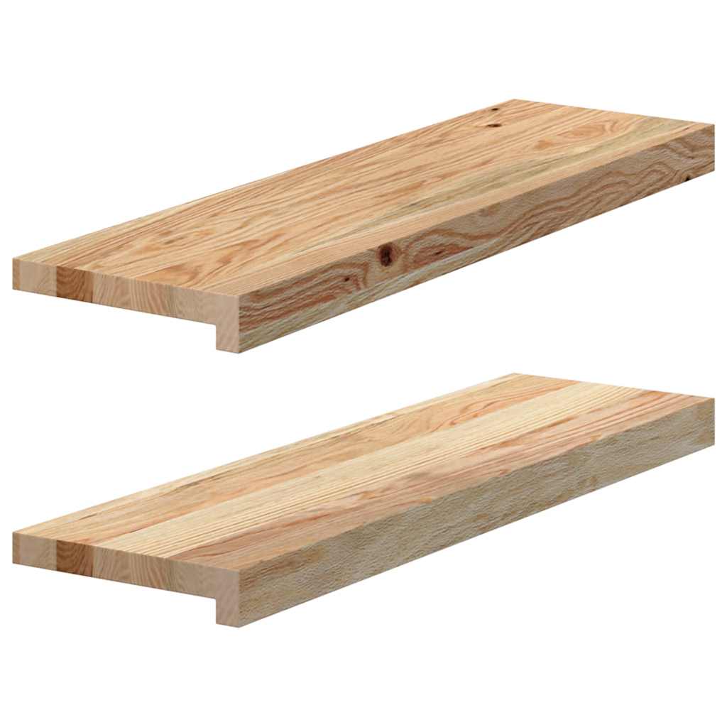Aknalauad 2 tk, 70x20x2 cm, töötlemata tammepuit