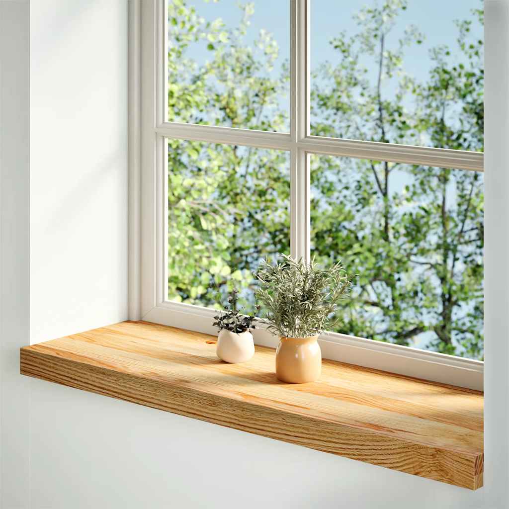 Aknalauad 2 tk, helepruun, 70 x 30 x 2 cm, toekas tammepuit