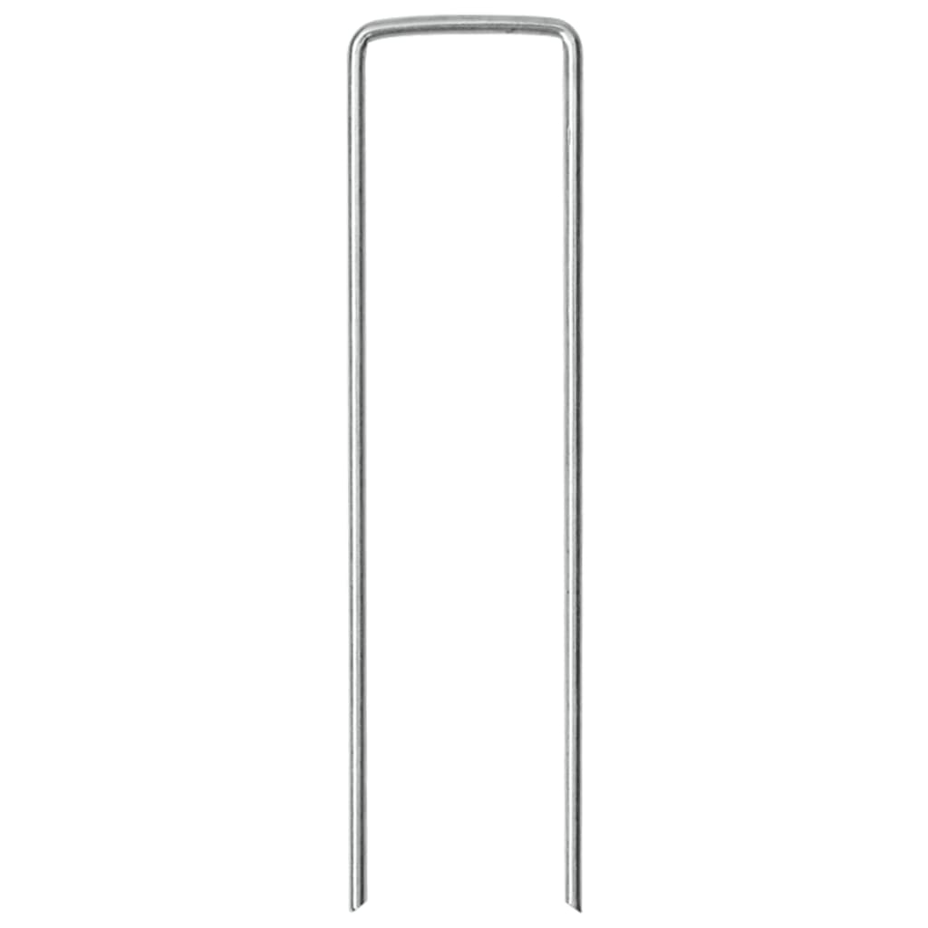U-kujulised maavaiad 25 tk, 15 x 3,5 cm, tsingitud teras