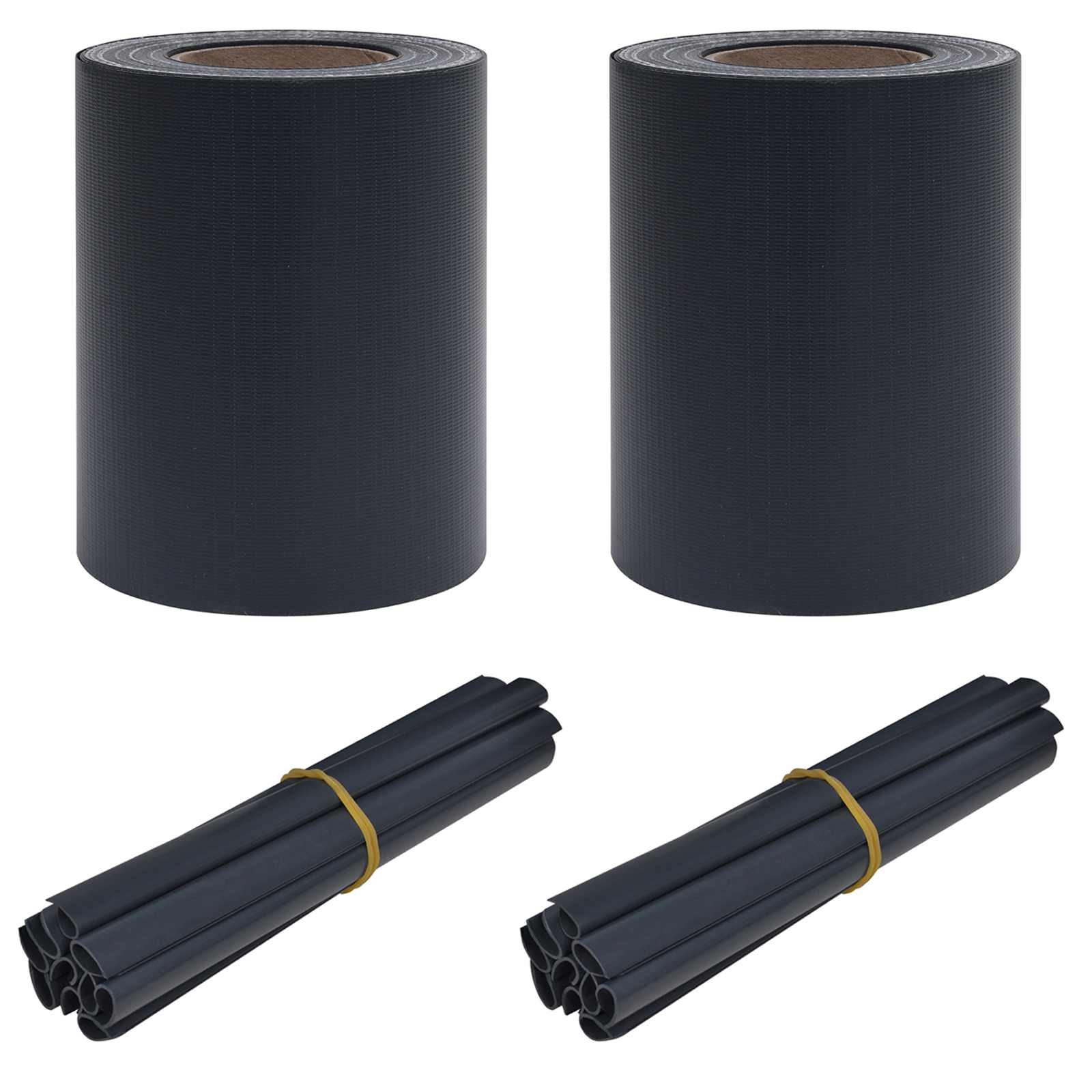 Aia Privaatsuse Ekraanid 70 x 0,19 m PVC Tumehall