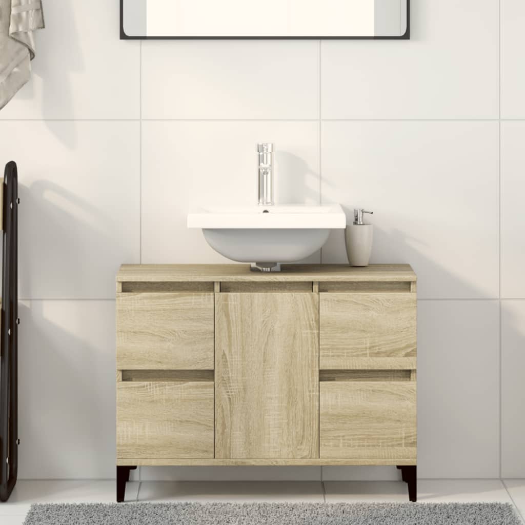 Valamukapp, Sonoma tamm, 80 x 33 x 60 cm, tehispuit