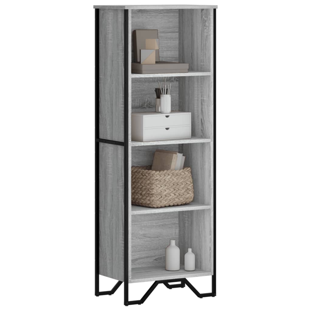 Raamatualus, hall Sonoma tamm, 50 x 31 x 137,5 cm, tehispuit