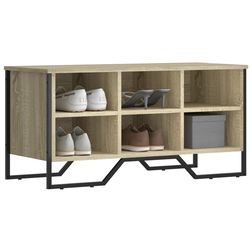 Jalatsikapp, Sonoma tamm, 90x38x45,5 cm, tehispuit