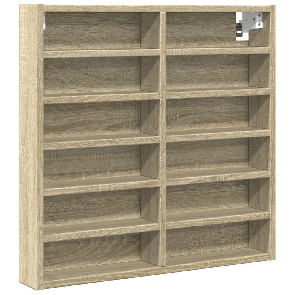 Vitriinkapp Sonoma tamm 60x8,5x58 cm tehispuit