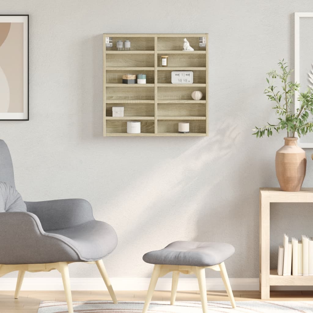 Vitriinkapp Sonoma tamm 60x8,5x58 cm tehispuit