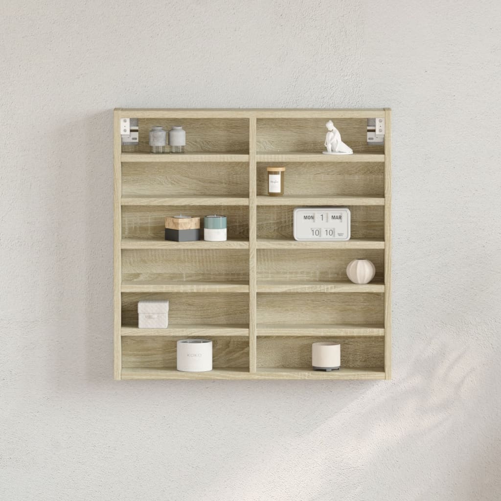 Vitriinkapp Sonoma tamm 60x8,5x58 cm tehispuit