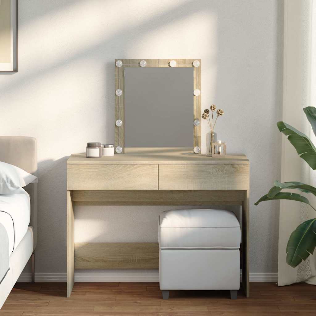 Tualettlaud LEDiga, Sonoma tamm, 100 x 40 x 130 cm